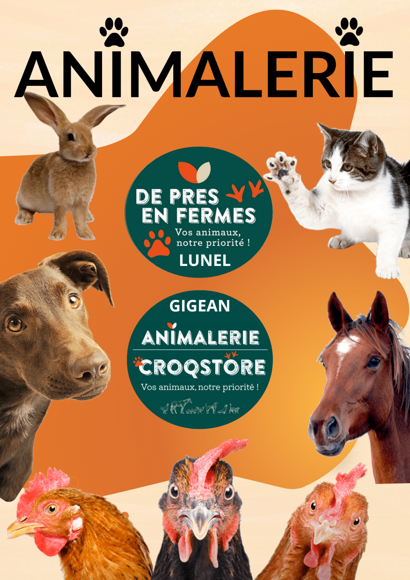 De Prés en Fermes — Animalerie Croqstore, Gigean & Lunel